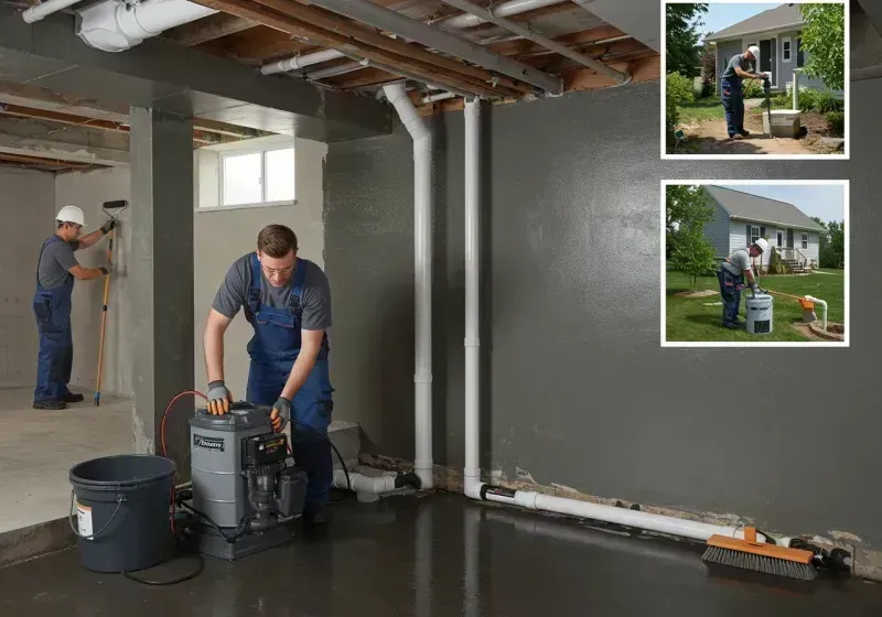 Basement Waterproofing and Flood Prevention process in Nora Springs, IA